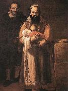 Jusepe de Ribera Magdalena Ventura with Her Husband and Son Sweden oil painting artist